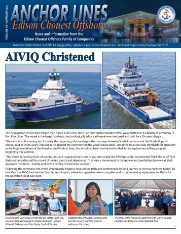 Volume 38 â Summer 2012 - Edison Chouest Offshore