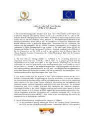 Brussels, 8-9 March 2012 - Africa-EU Partnership