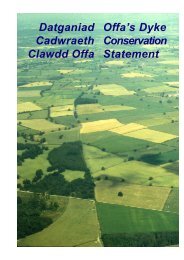 Datganiad Cadwraeth Clawdd Offa Offa's Dyke Conservation ...