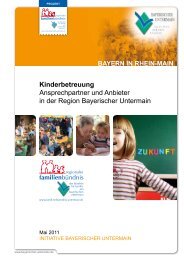 BAYERN IN RHEIN-MAIN Kinderbetreuung - Initiative Bayerischer ...