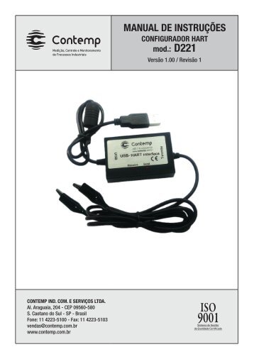 capa manual D221.indd - Contemp