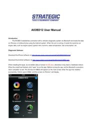AIOBD12 User Manual - Strategic Tools