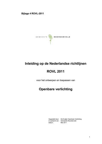 bijlage richtlijnen openbaar verlichtingsplan 2011.pdf - Bestuur ...