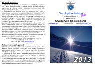 Club Alpino Italiano - CAI Sezione di Brescia