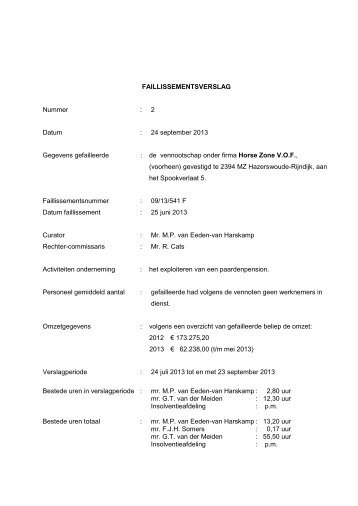 VERSLAG faillissement 2.pdf - La Gro Advocaten