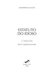 ESTATUTO DO IDOSO - MinistÃ©rio da SaÃºde