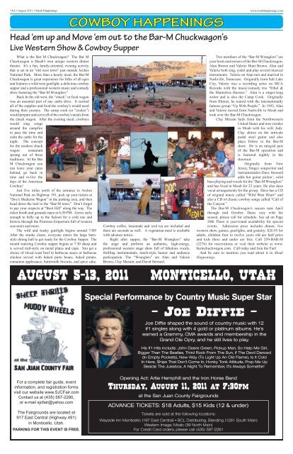 Moab Happenings August 2011