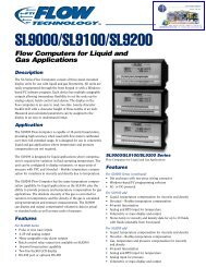 SL Series Flow Computers for Liquid and Gas Applications