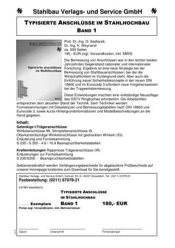 Info TA MIT Beispielseiten - Deutscher Stahlbau - Verband DSTV