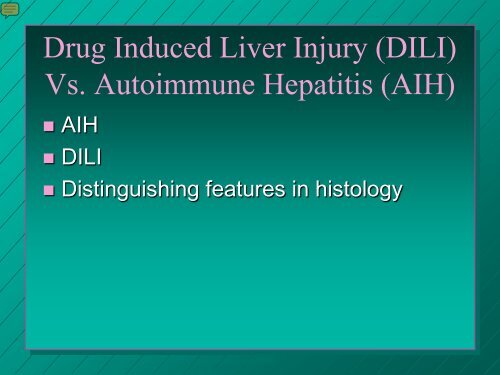 Is it autoimmune hepatitis or DILI? - AASLD