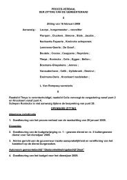 PROCES-VERBAAL DER ZITTING VAN DE ... - Groen Diest