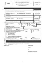 INDIAN INCOME TAX RETURN ITR-6 FORM 2009- 10