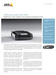 Codificador de VÃ­deo AXIS Q7401 - Xtech.com.br