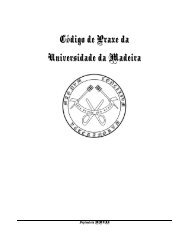 CÃ³digo de Praxe da Universidade da Madeira
