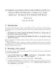 TUTORIAL ON USING XILINX ISE DESIGN SUITE 10.1: Mixing ...