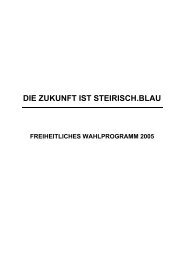 DIE ZUKUNFT IST STEIRISCH.BLAU - FPÃ Steiermark