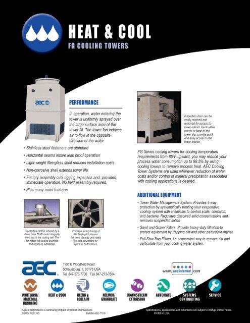 FG Cooling Tower - AEC, Inc.