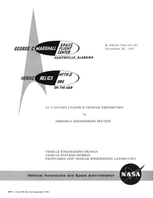 The Common Bulkhead for the Saturn S-II Vehicle