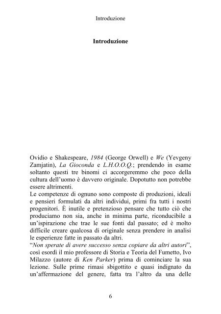 Tesi âArte del Plagio, il Plagiarismo verso una rivalutazione della ...