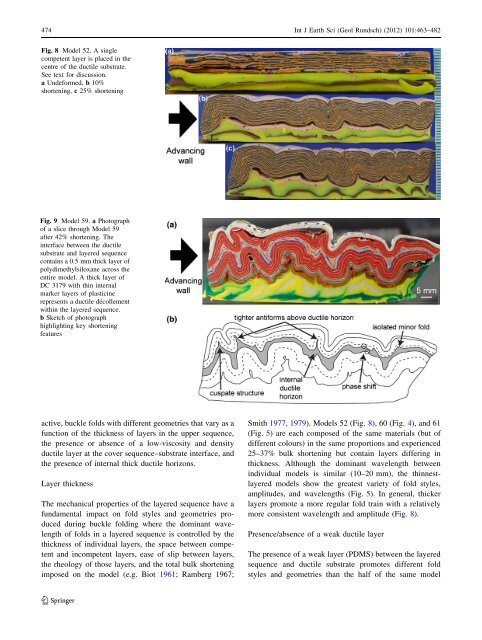 Centrifuge modelling of deformation of a multi-layered sequence ...