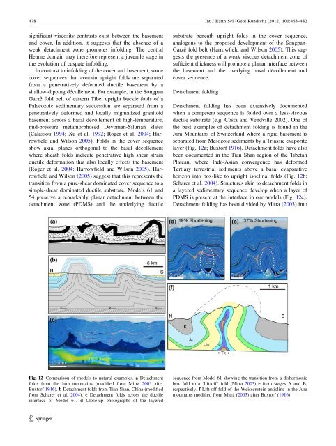 Centrifuge modelling of deformation of a multi-layered sequence ...