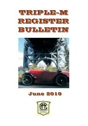 MGApril10 Bulletin no 54 - The Triple-M Register