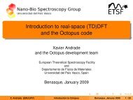 Introduction to real-space (TD)DFT and the Octopus code - TDDFT.org