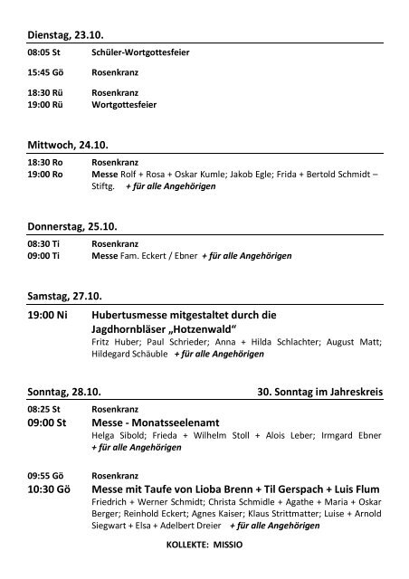 Nr. 9 vom 15.09. bis 26.10.2012 - Seelsorgeeinheit Görwihl