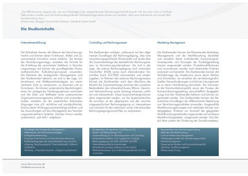 Studienprogramm als PDF - FinRisk Management GmbH