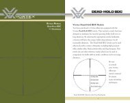 Vortex Dead-Hold BDC Reticle - Vortex Optics