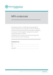 MRI-onderzoek - Havenziekenhuis Rotterdam