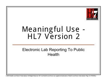 Electronic lab reporting