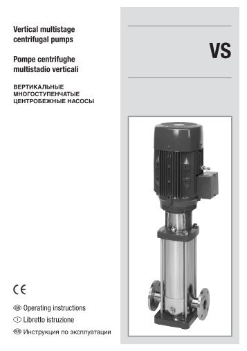 Vertical multistage centrifugal pumps Pompe centrifughe ... - Santeko