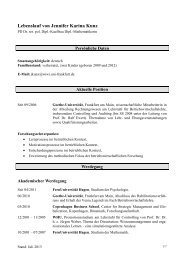 Lebenslauf- Homepage - Rechnungswesen - Goethe-UniversitÃ¤t