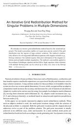 An Iterative Grid Redistribution Method for Singular ... - CiteSeerX