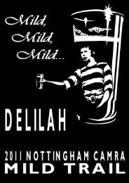 the Mild Trail - Nottingham CAMRA