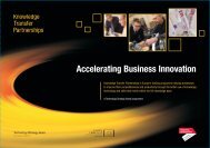 Business Brochure - Knowledge Transfer Partnerships