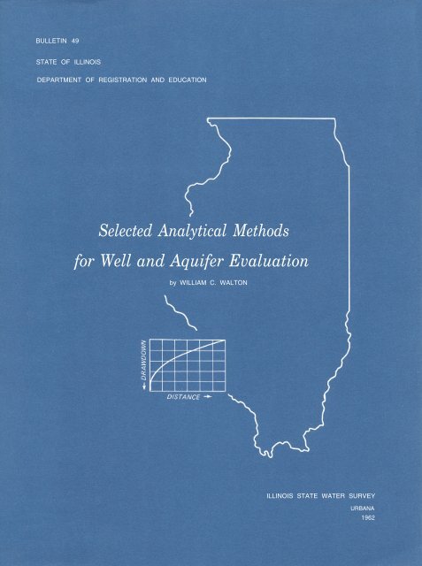 Selected Analytical Methods for Well and Aquifer Evaluation