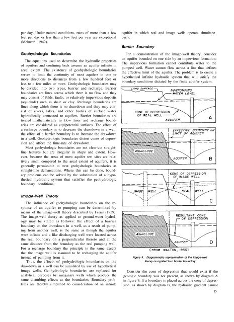 Selected Analytical Methods for Well and Aquifer Evaluation