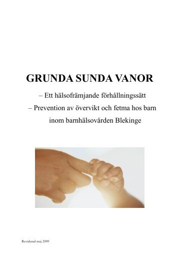 Grunda sunda vanor, pdf, 1 MB - Karlskrona kommun