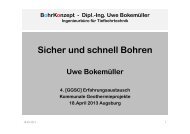 Sicher und schnell Bohren-Uwe BokemÃ¼ller ... - GGSC Seminare