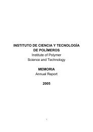 Memoria 2005 - ictp - Consejo Superior de Investigaciones CientÃ­ficas