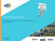 ViaStat Dashboard Verkeer - Connekt