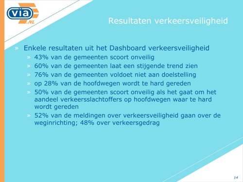 ViaStat Dashboard Verkeer - Connekt