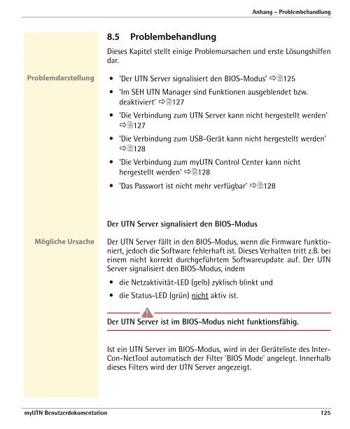 myUTN Benutzerdokumentation - SEH Computertechnik GmbH