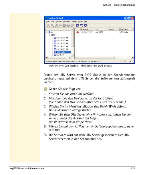 myUTN Benutzerdokumentation - SEH Computertechnik GmbH