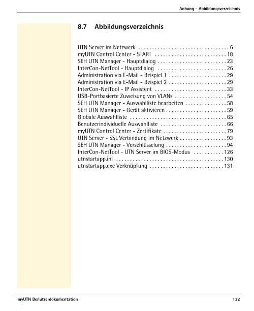 myUTN Benutzerdokumentation - SEH Computertechnik GmbH