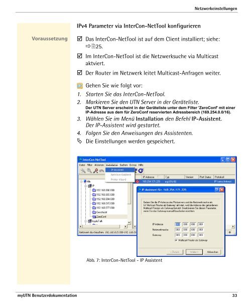 myUTN Benutzerdokumentation - SEH Computertechnik GmbH