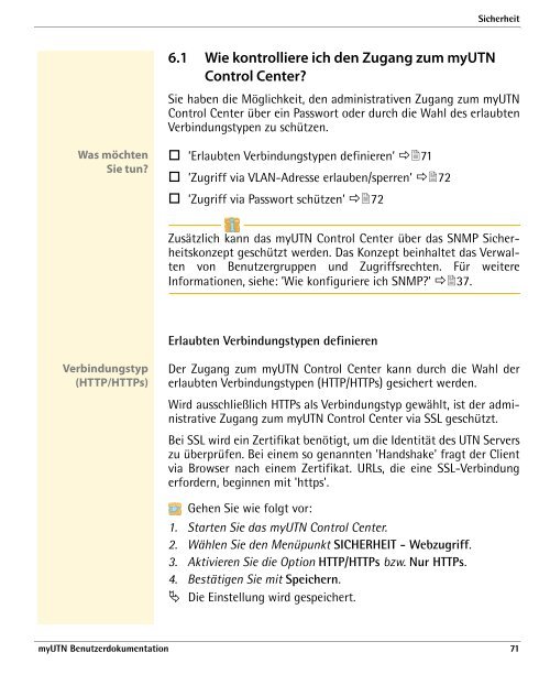 myUTN Benutzerdokumentation - SEH Computertechnik GmbH