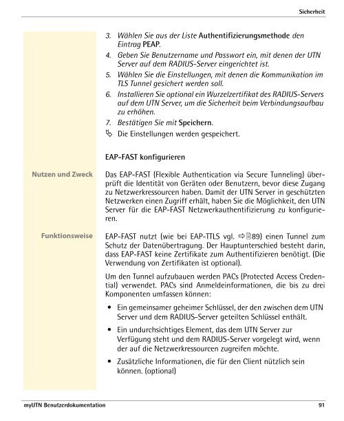 myUTN Benutzerdokumentation - SEH Computertechnik GmbH